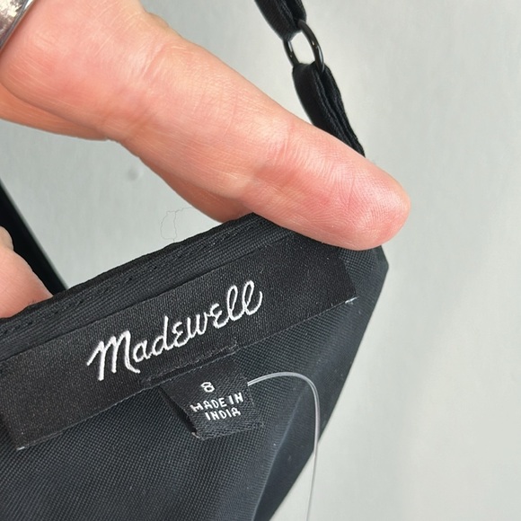 NWT New with Tag Madewell Crisscross Midi Slip Dress in Cupro-Blend Size 8 - Picture 11 of 15